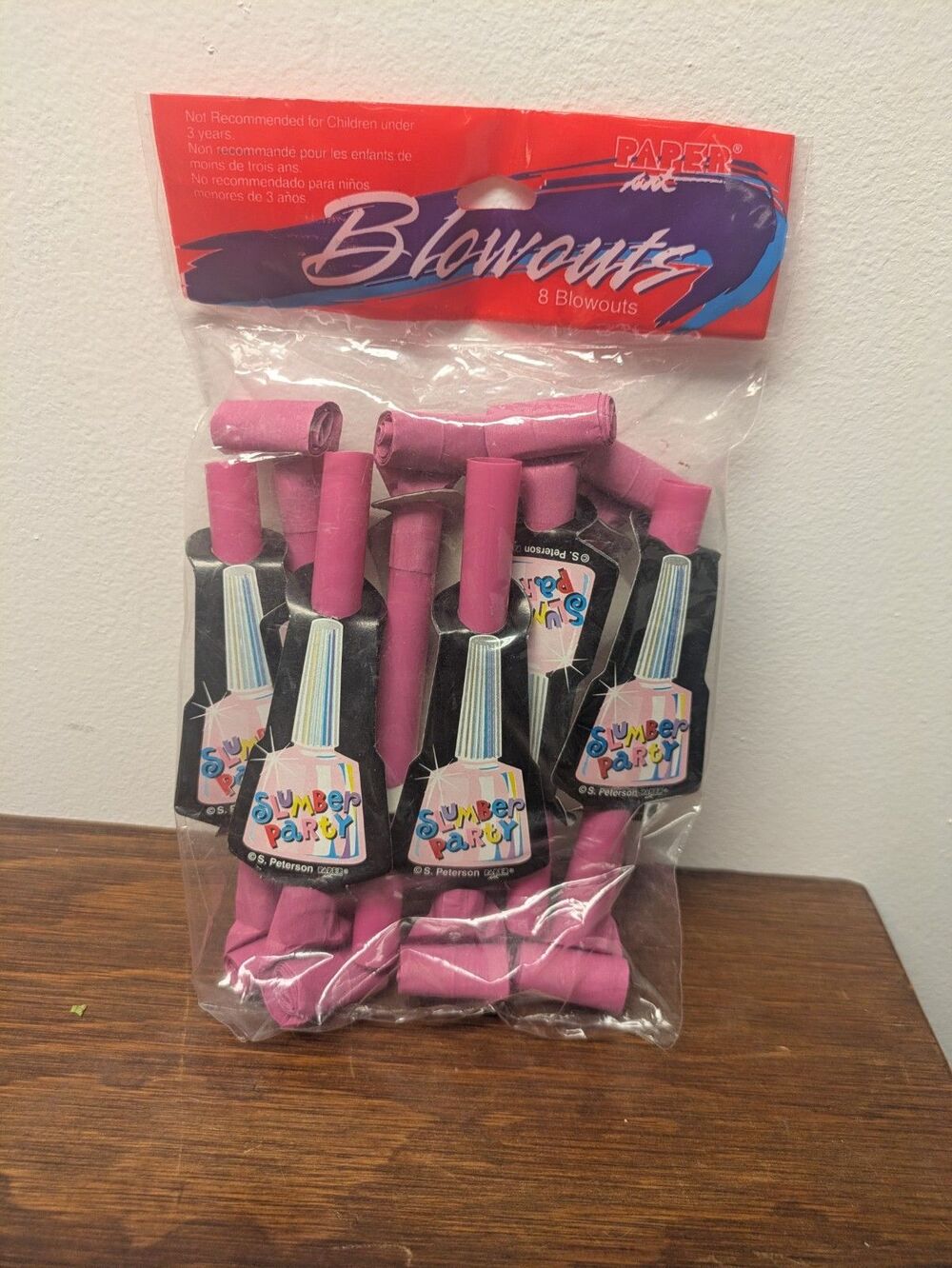 Vintage 80s-90s Purple Nail Polish Slumber Party Blowouts Party Favors Nip